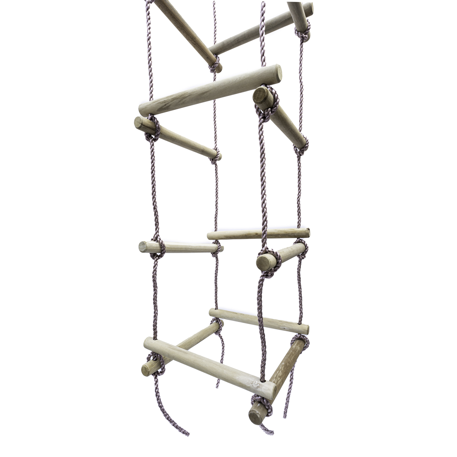 Strickleiter für Kinder Spielturm Klettern Leiter für Baumhaus Holzsprossen