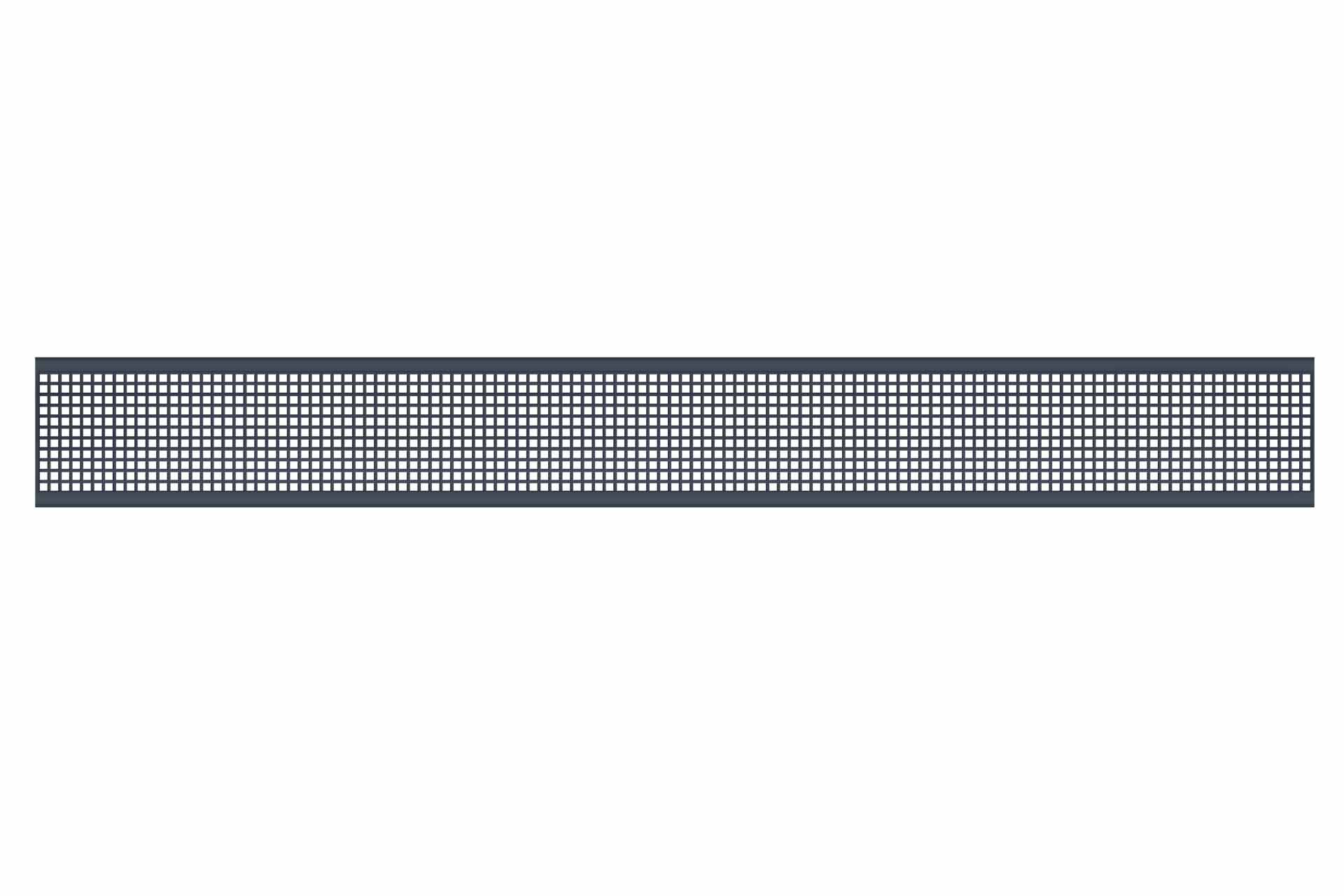 VIERO-anthrazit Design-Inlay ALU VIERO anthrazit für WPC-Steckzaun