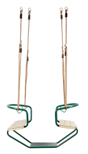 Gondelschaukel GRÜN Schiffschaukel Doppelschaukel Schaukel Zweisitzerschaukel