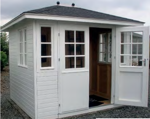 MH2-2521-W_1 Premium Gartenhaus MH2 2521 W