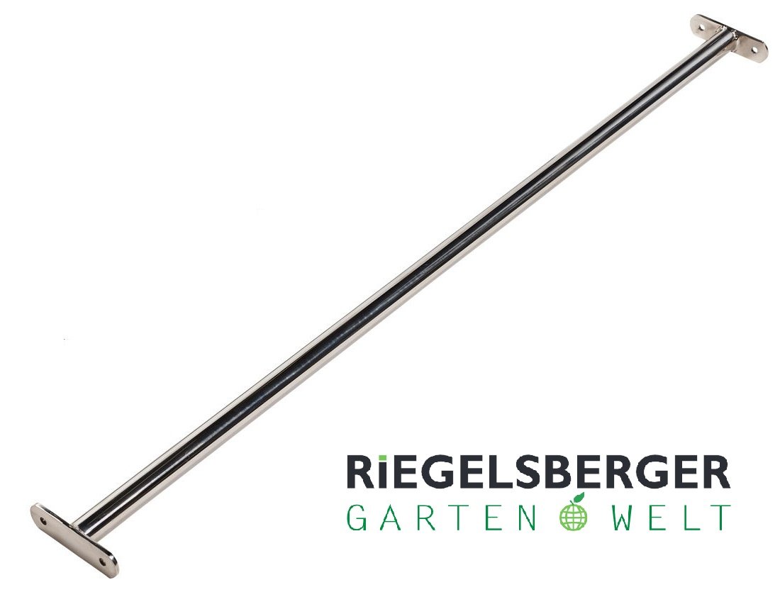 Reckstange aus Edelstahl V2A Stange inkl. Schrauben und Kappen