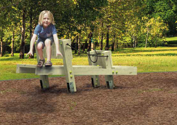 Spielgerat-Buggy Spielgerät BUGGY Auto öffentlich DIN 1176, Pfosten 11,5x11,5 cm