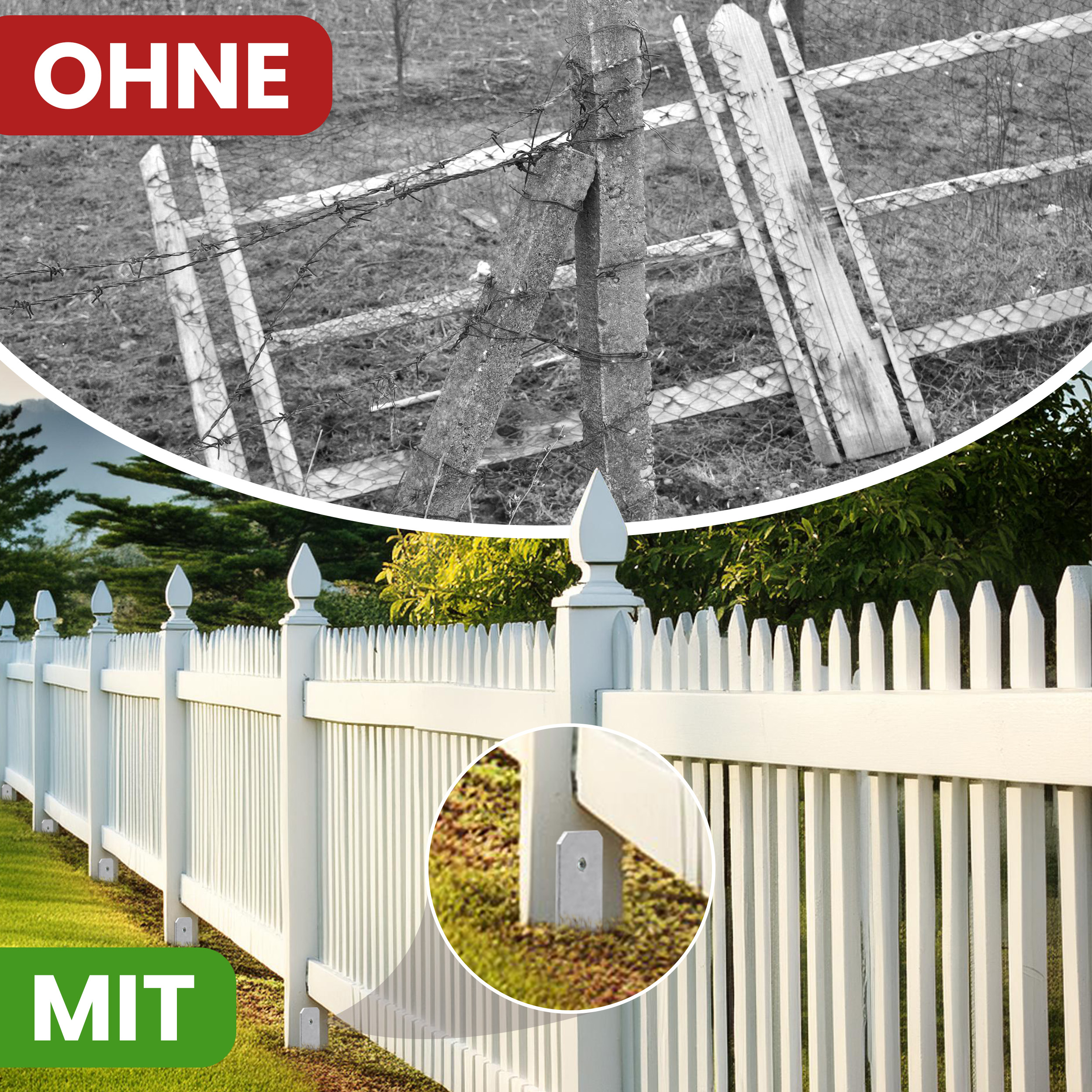 4G5OyilerkL3vQ H-Pfostenträger 600 x 71 x 6 mm Bodenhülse Pfostenanker Pfostenschuh Anker Carport verzinkt