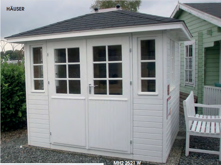 MH2-2521-W Premium Gartenhaus MH2 2521 W