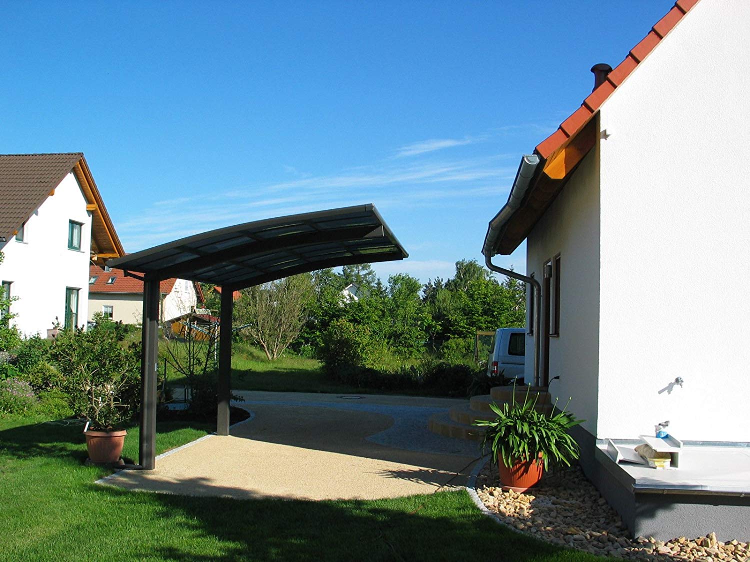 Ximax Carport Portoforte Typ 60 mattbraun 495 x 270 cm