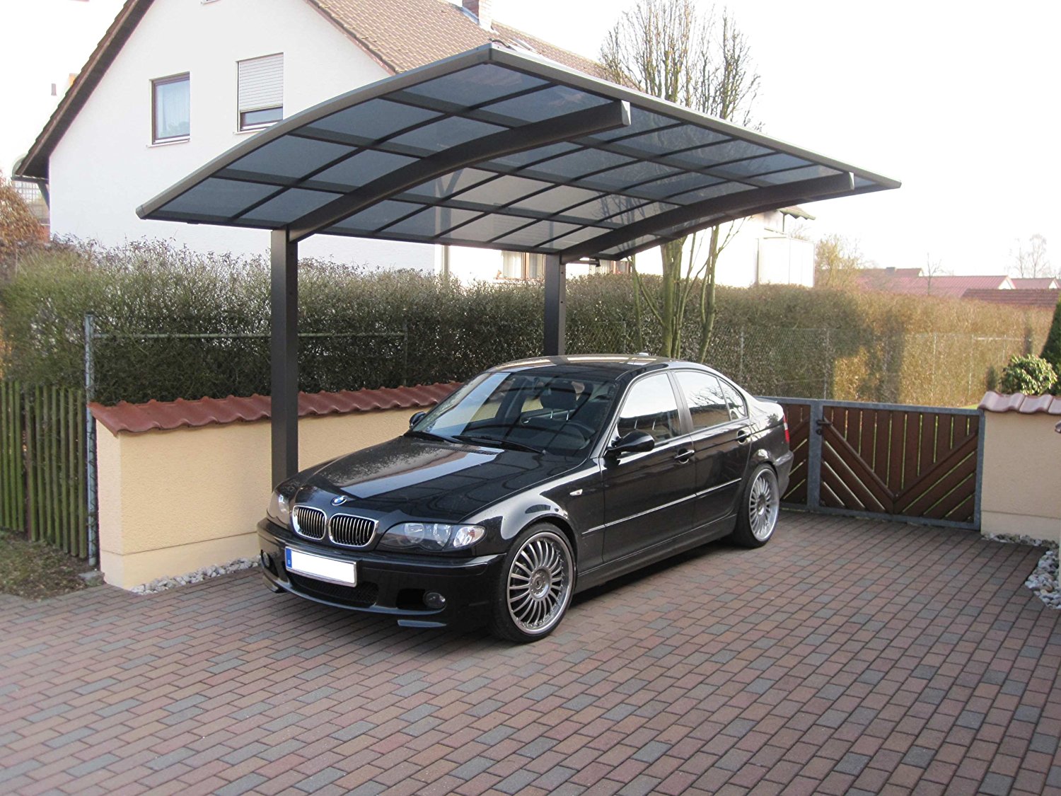 Ximax Carport Portoforte Typ 60 mattbraun 495 x 270 cm