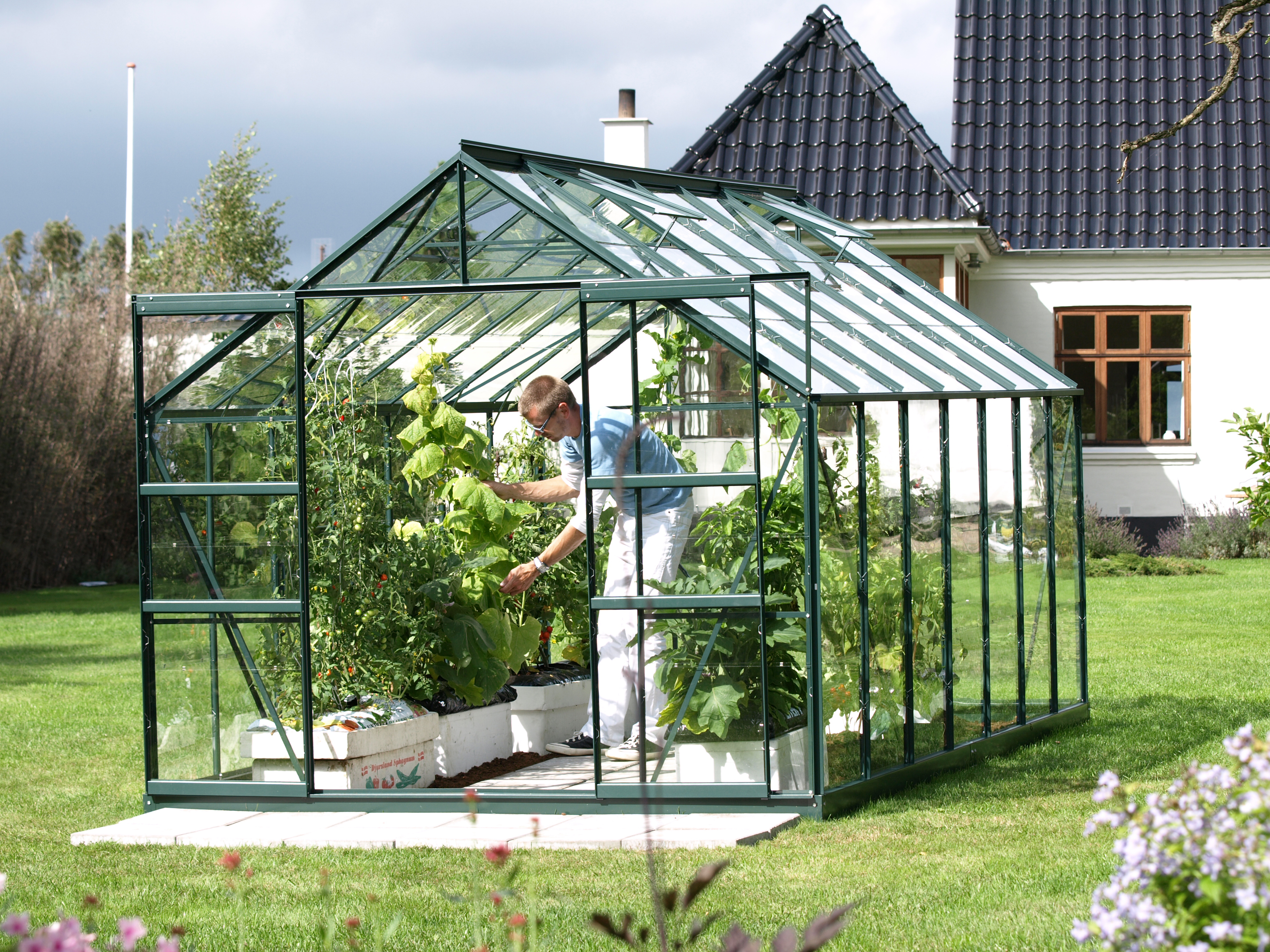 Gewächshaus Mars 11500 ESG 3mm, smaragd