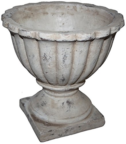SAN1062 Schale antikweiß H17xD19 cm
