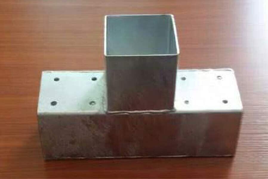 dSu61mfnjwz22O Holzverbinder Balken 90x90 mm Pfostenecke Pfostenverbinder Verbinder aus Stahl verzinkt