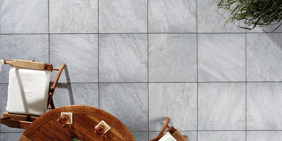 CASTELLO_GREY_60x60 KERAMIKPLATTE CASTELLO GREY 60x60x2 cm FEINSTEINZEUG MODERN 23,04m², 64 STK. (1 Palette)