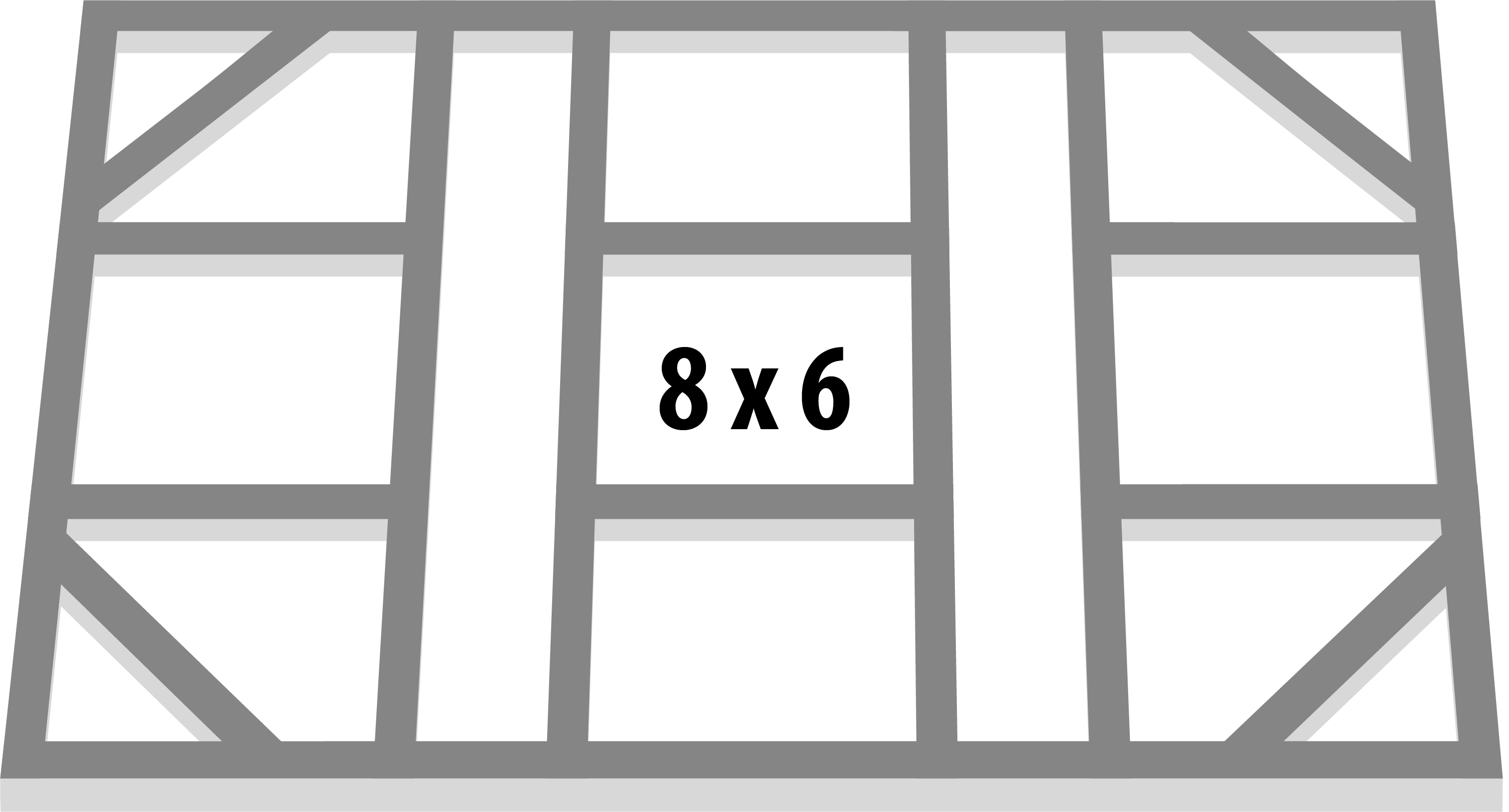 Fundamentbodenrahmen "Globel" 8x6