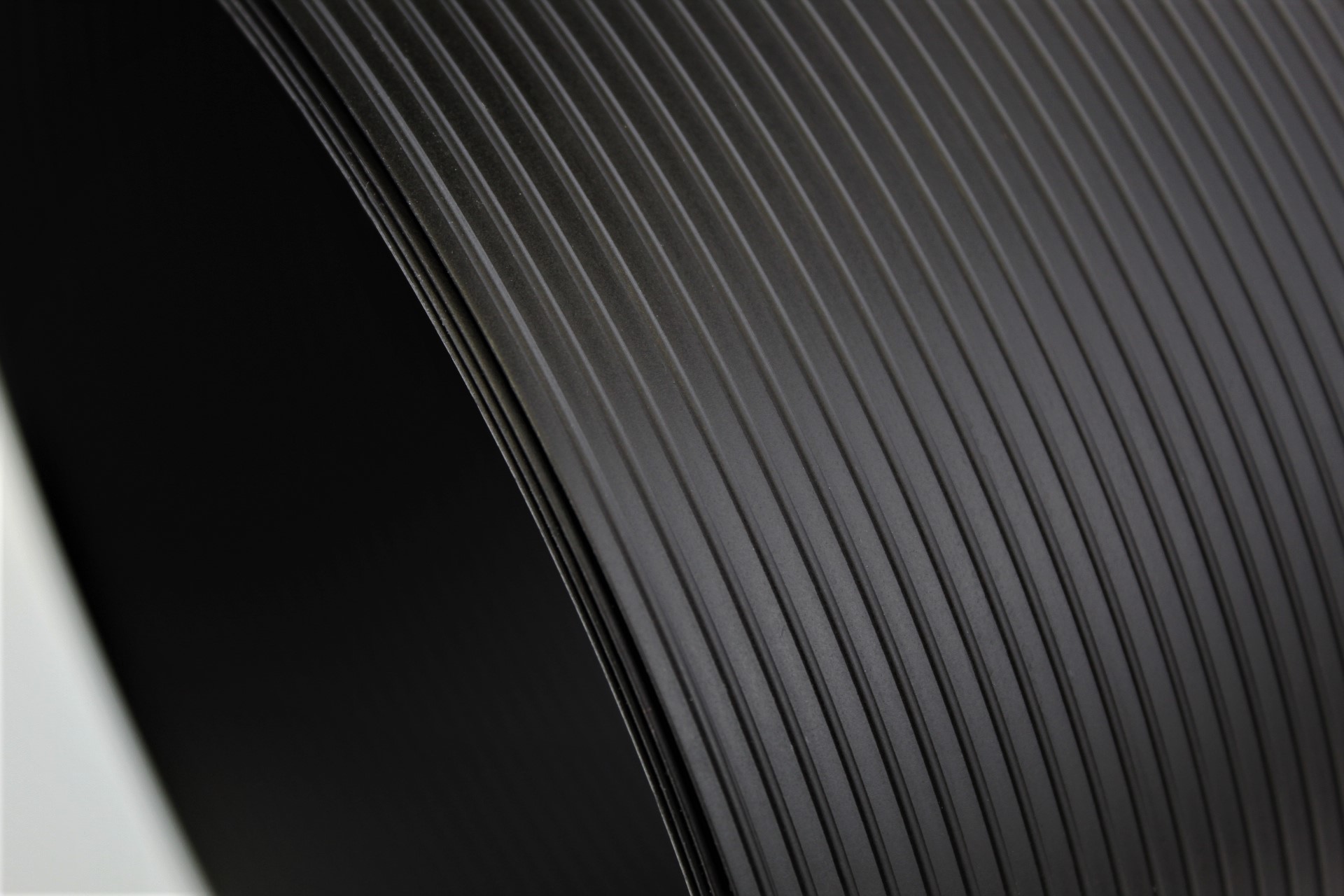 PP_Schwarz_Struktur_ PREMIUM PP Sichtschutzstreifen für Doppelstabmatten 2535 x 190 x 1,35 mm Sichtschutz