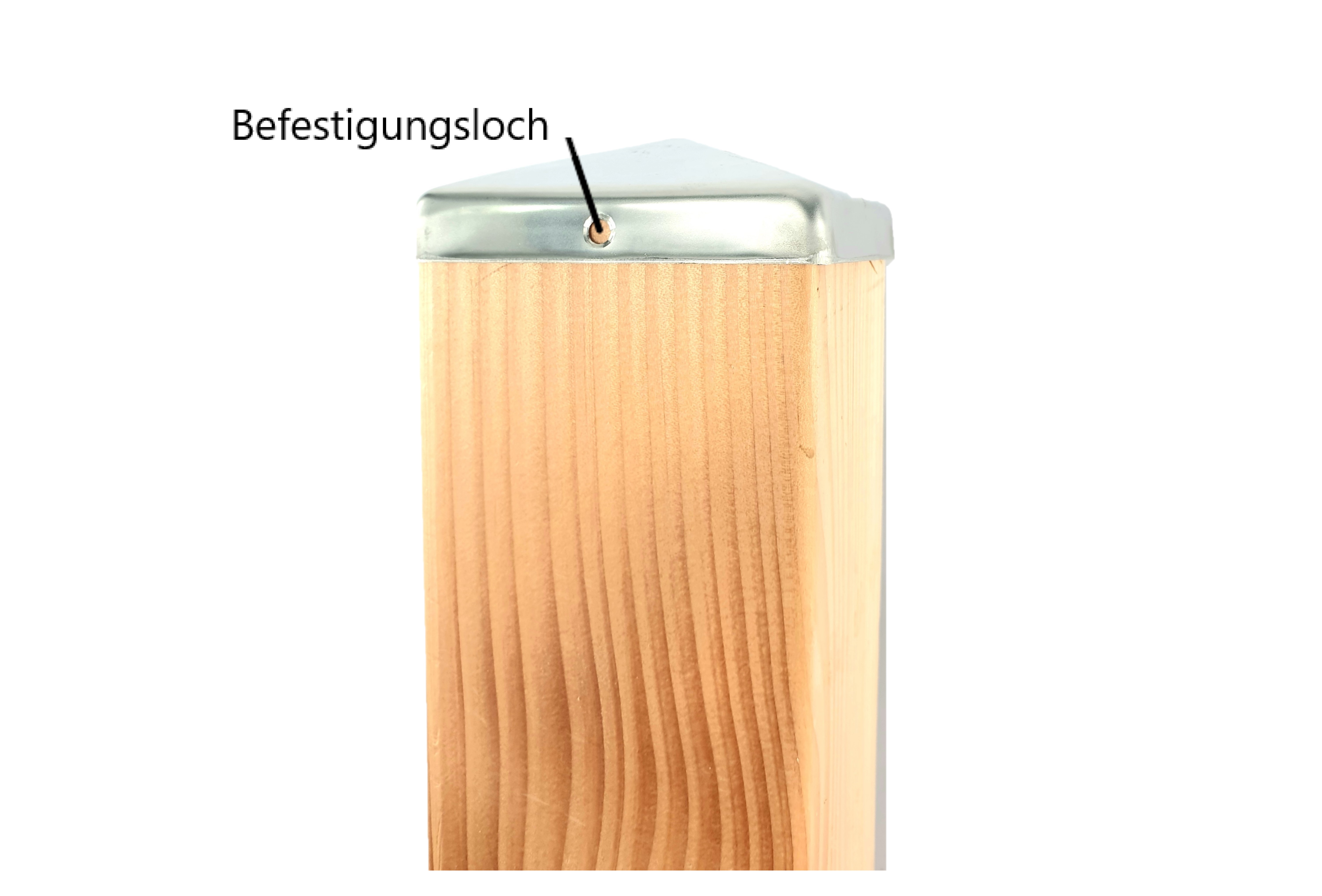Bohrschrauben Set 4,2x22 mm für Pfostenkappen Edelstahl mit Senkkopf 10 Stück