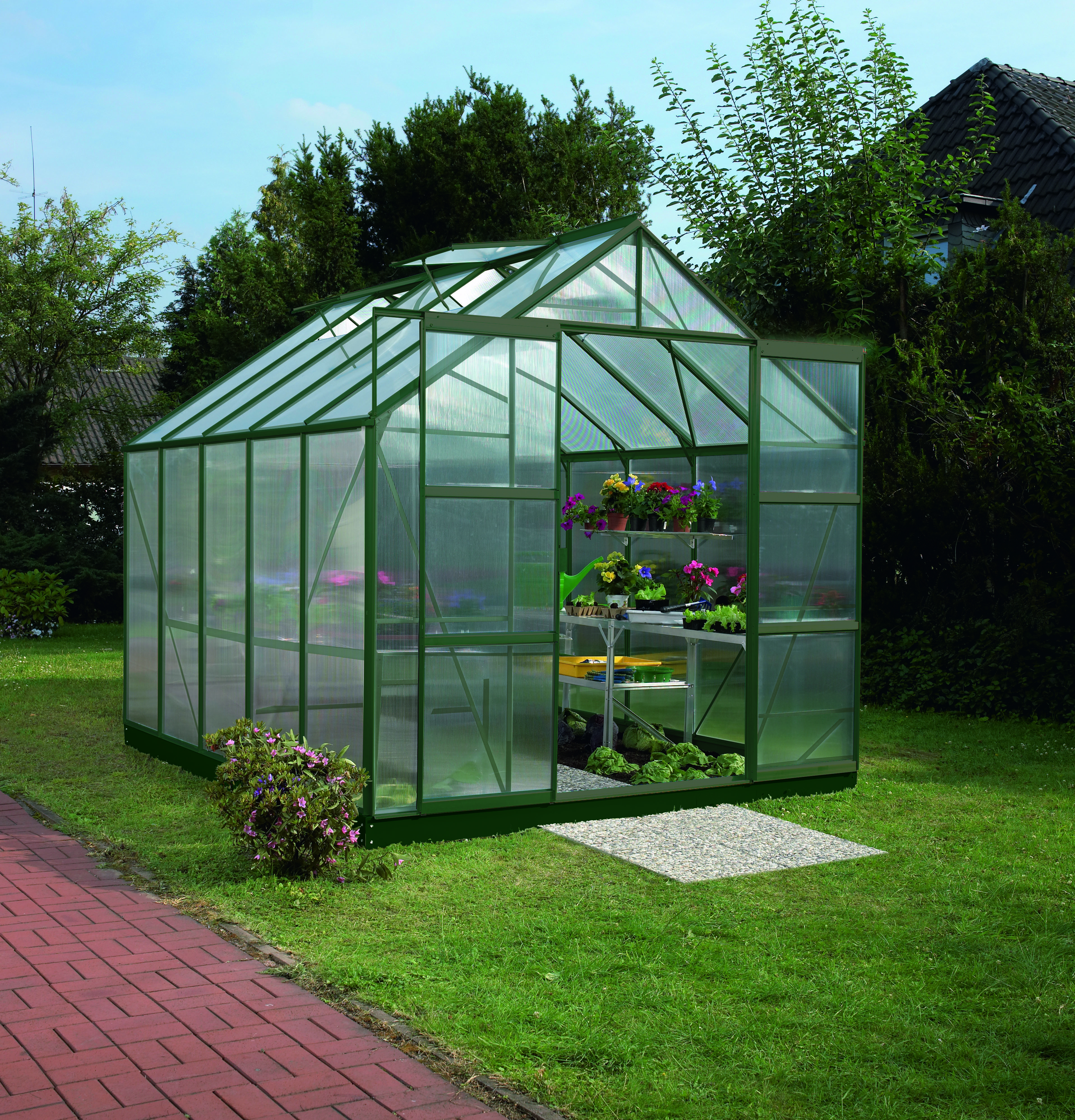 Gewächshaus Mars 8300 HKP 4mm, smaragd