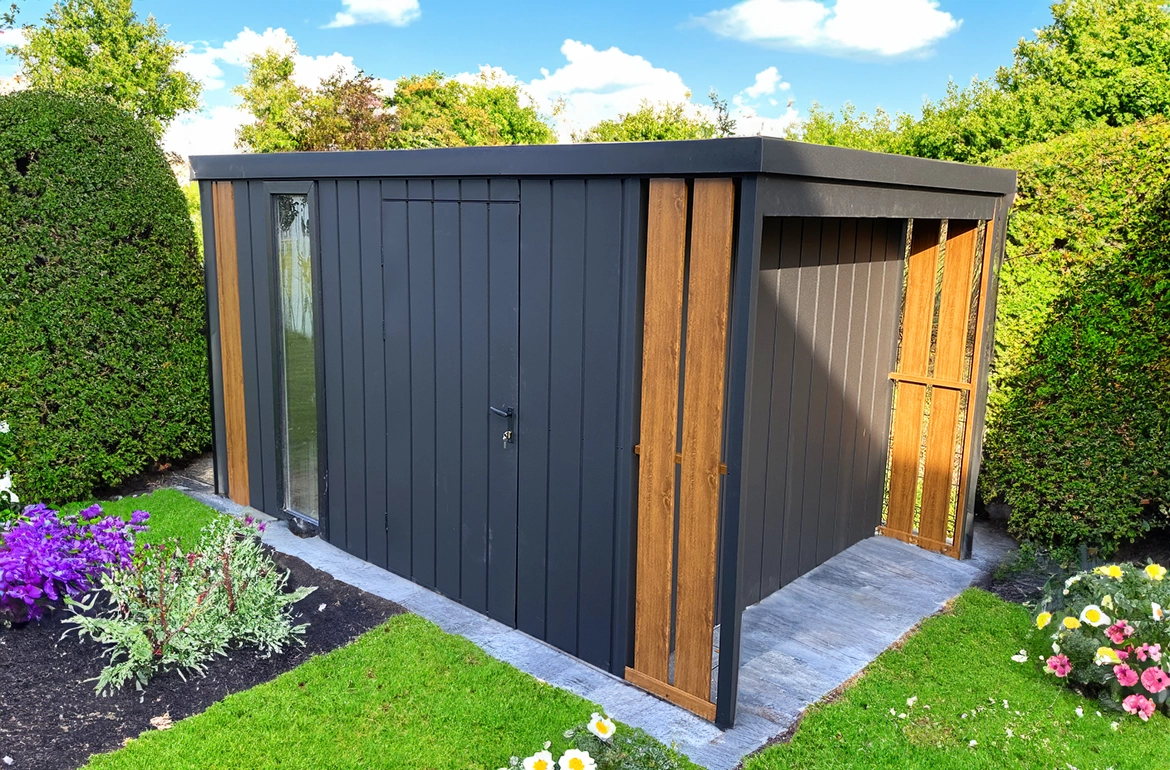 Premium Gerätehaus Metallhaus MARQUEZ