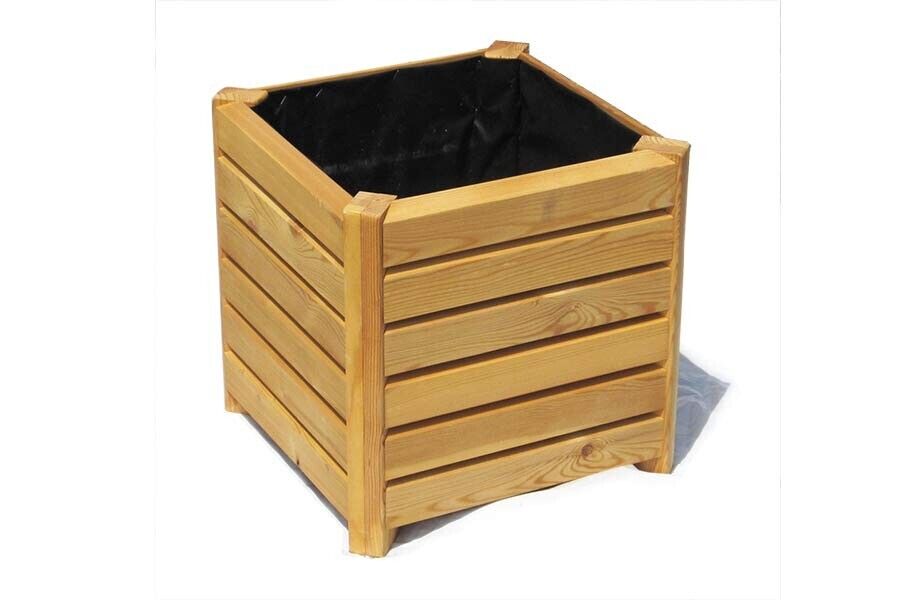 2T872ZmwTgXvVc Pflanzkasten Catania aus Lärchenholz Blumenkasten rechteckig Pflanzkübel Holz