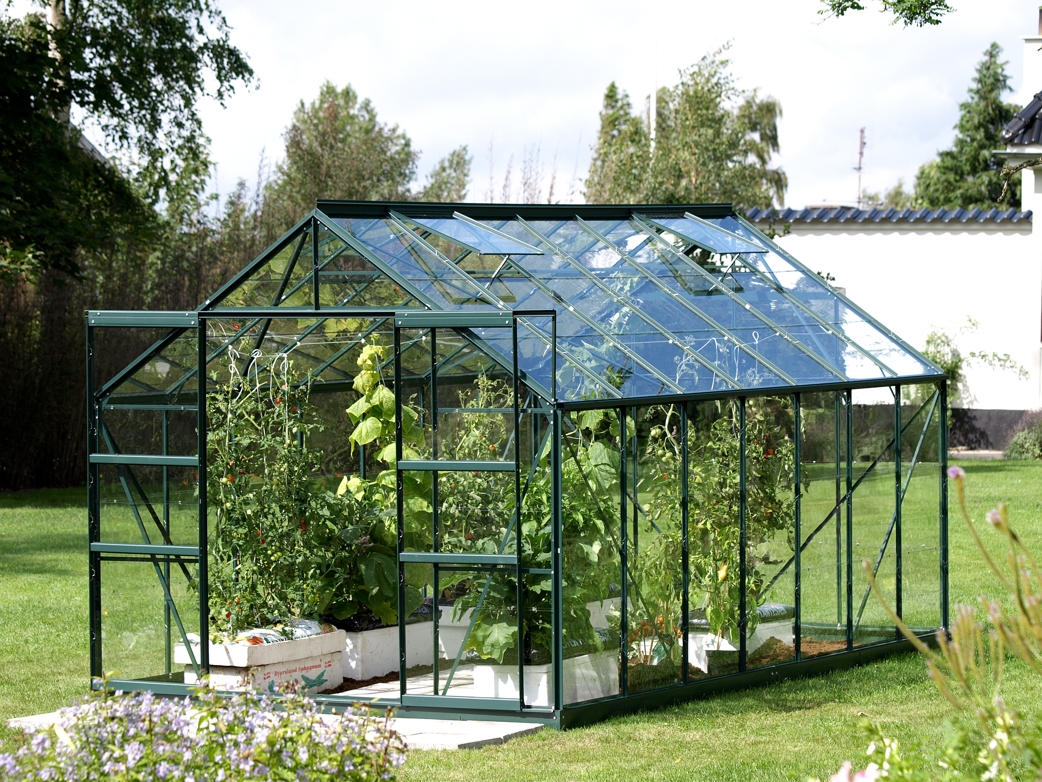 Gewächshaus Mars 11500 ESG 3mm, smaragd