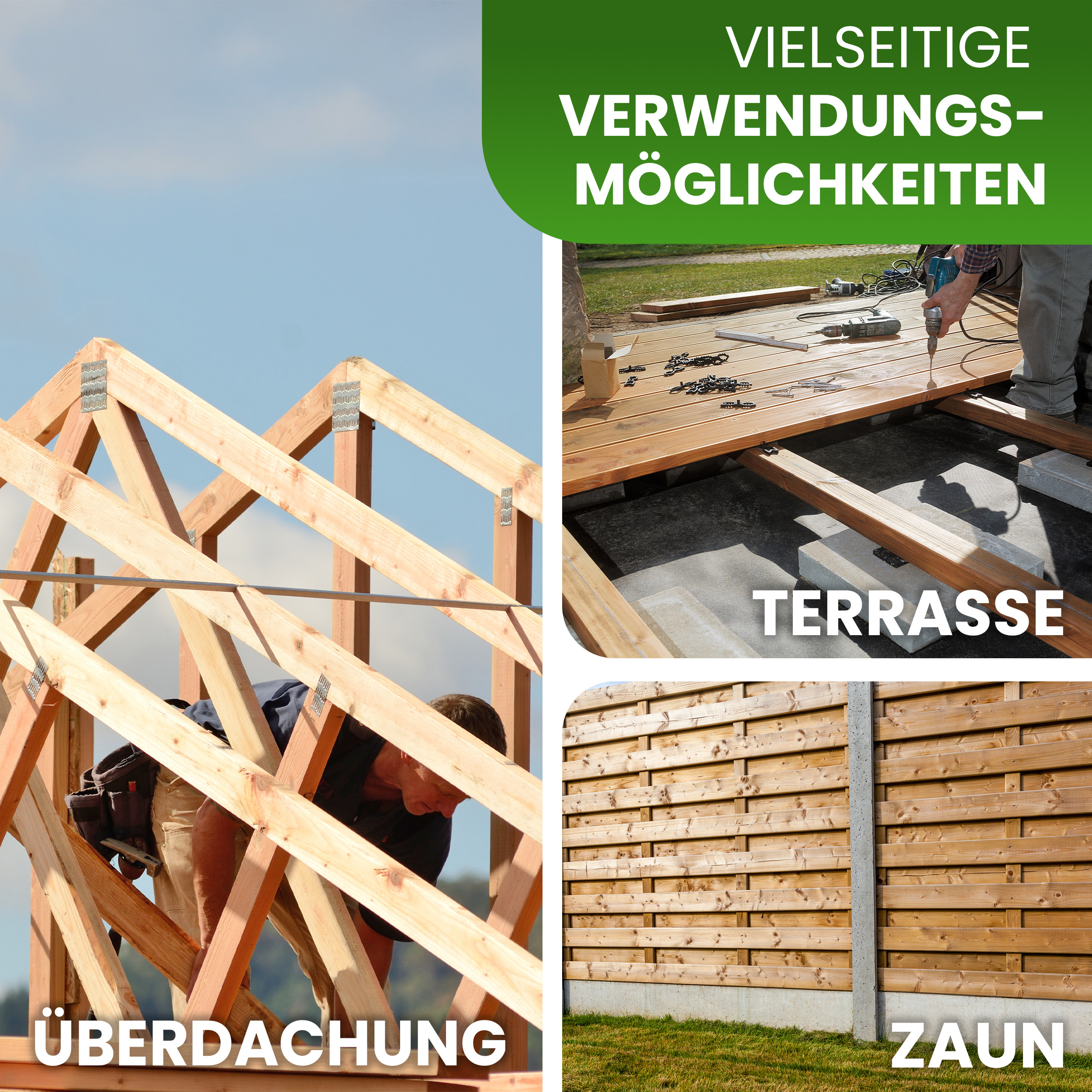 Pfosten 70x70 mm Lärche natur 4-seitig glatt Kantholz Pfosten 70x70 mm Lärche natur 4-seitig glatt Kantholz