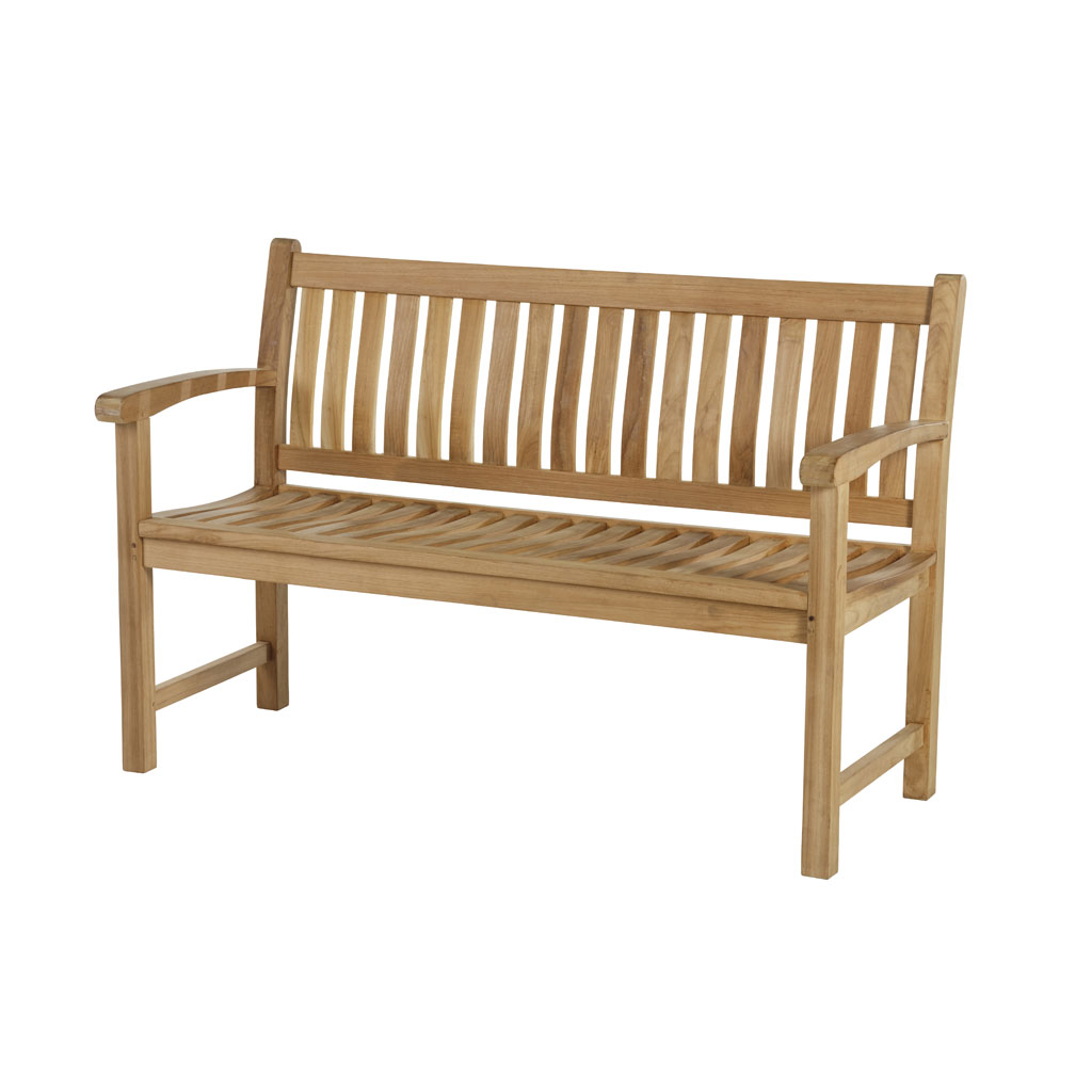 002107168 Gartenbank Teakbank Holzbank Sitzbank für Balkon Terrasse Garten Teakholz natur