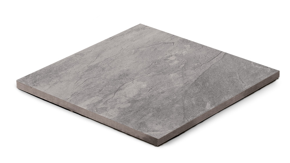 SUPER HARD KERAMIKPLATTE SLATE GREY 80x80x3 cm FEINSTEINZEUG MODERN 15,36 m², 24 STK. (1 Palette)