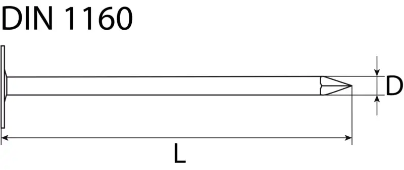 Dachpappstifte 2,8x16 Stahl (feuerverzinkt (250 Stück) - 978 528 16)