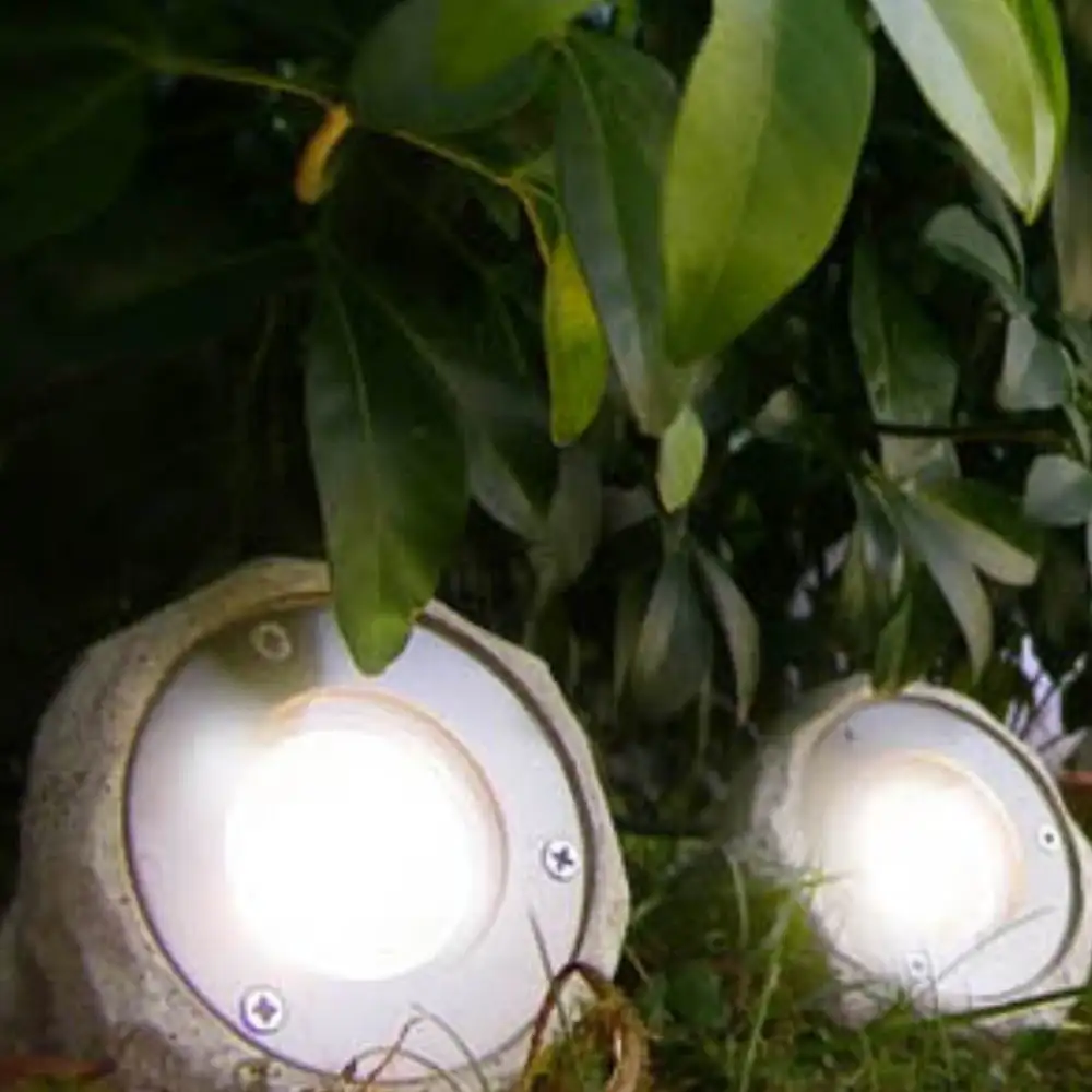 LED Strahler METEOR in Steinoptik für Außen - 2 W Strahler für den Garten - wasserdicht warmweiß LED Strahler METEOR in Steinoptik für Außen - 2 W Strahler für den Garten - wasserdicht warmweiß