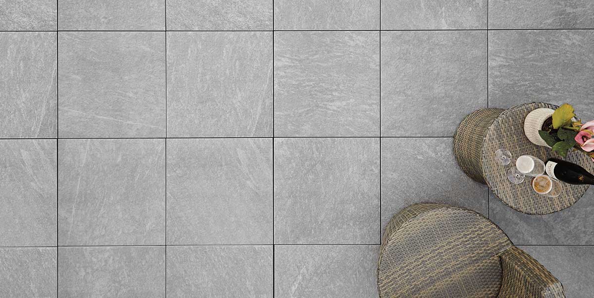 COLOSSEO_SILVERGRAU-2 KERAMIKPLATTE COLOSSEO SILVERGRAU 60x60x2 cm FEINSTEINZEUG MODERN 0,72m², 2 STK.
