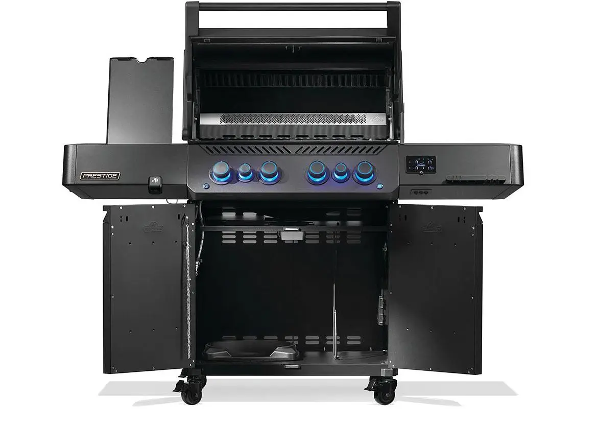Napoleon PHANTOM Prestige 500 CONNECTED mattschwarz mit Edelstahl-Gussrosten