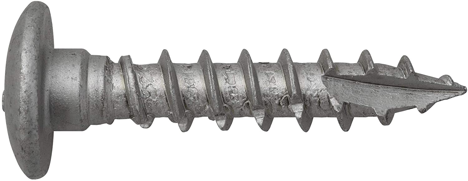 1 Pack (50 Stück) Pfostenschrauben 8x40 Stahl Ruspert Schrauben für alle Hülsen