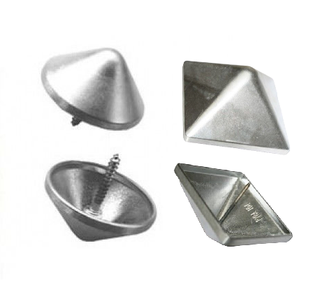 Alu Pfostenkappe Aluminium Kappe für Pfosten mit Dorn