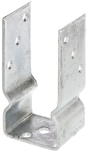 RIE1119 U-Pfostenträger Basic lichte Breite: 81 mm zum Aufschrauben feuerverzinkt