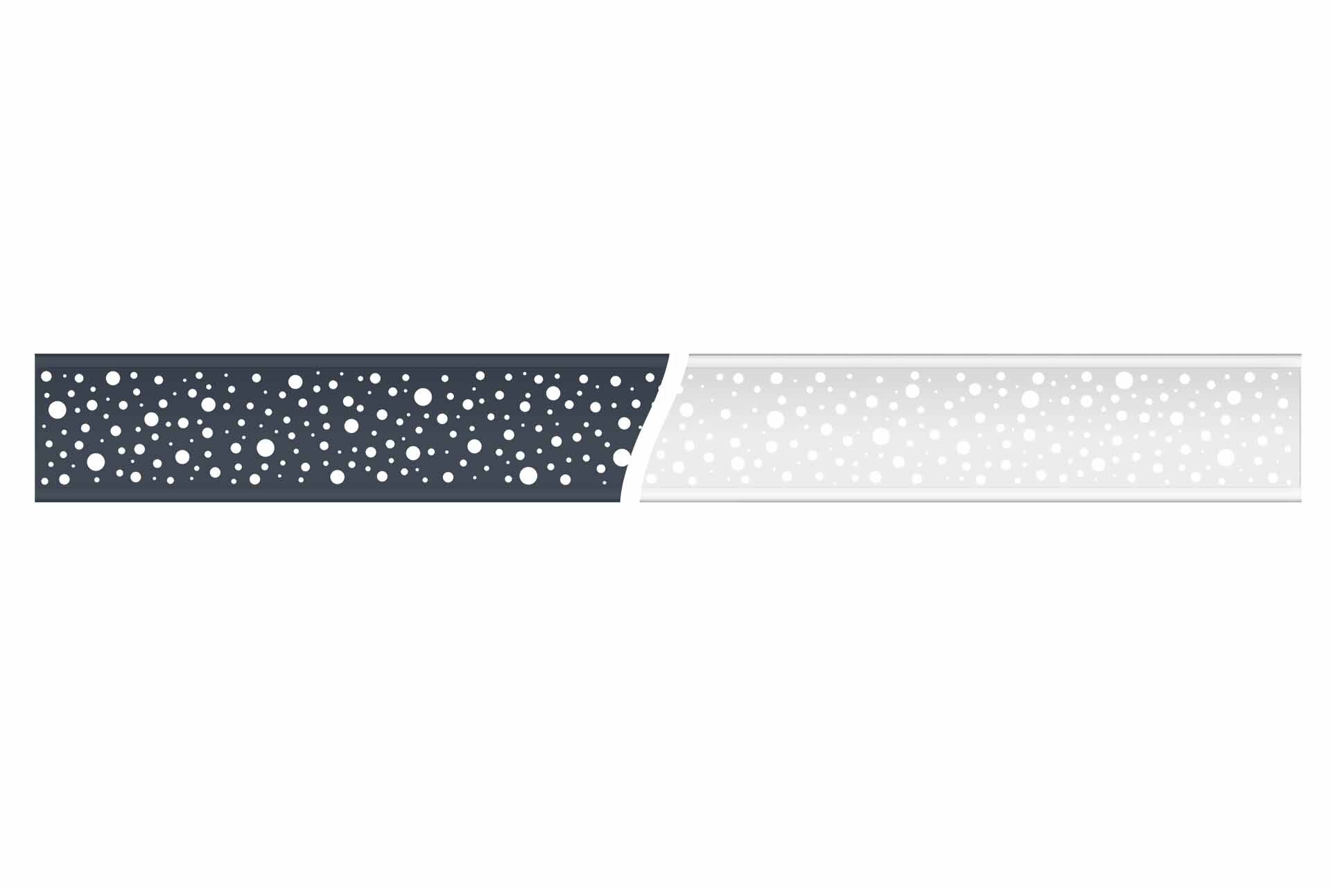 ASTRO ALU-Design-Inlay ASTRO silber für WPC-Steckzaun