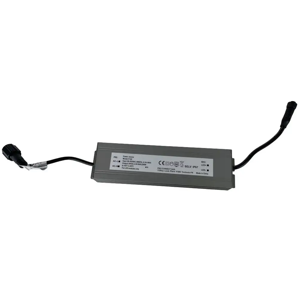 24V Transformator für LED Streifen für Außen 230V In/24V Out