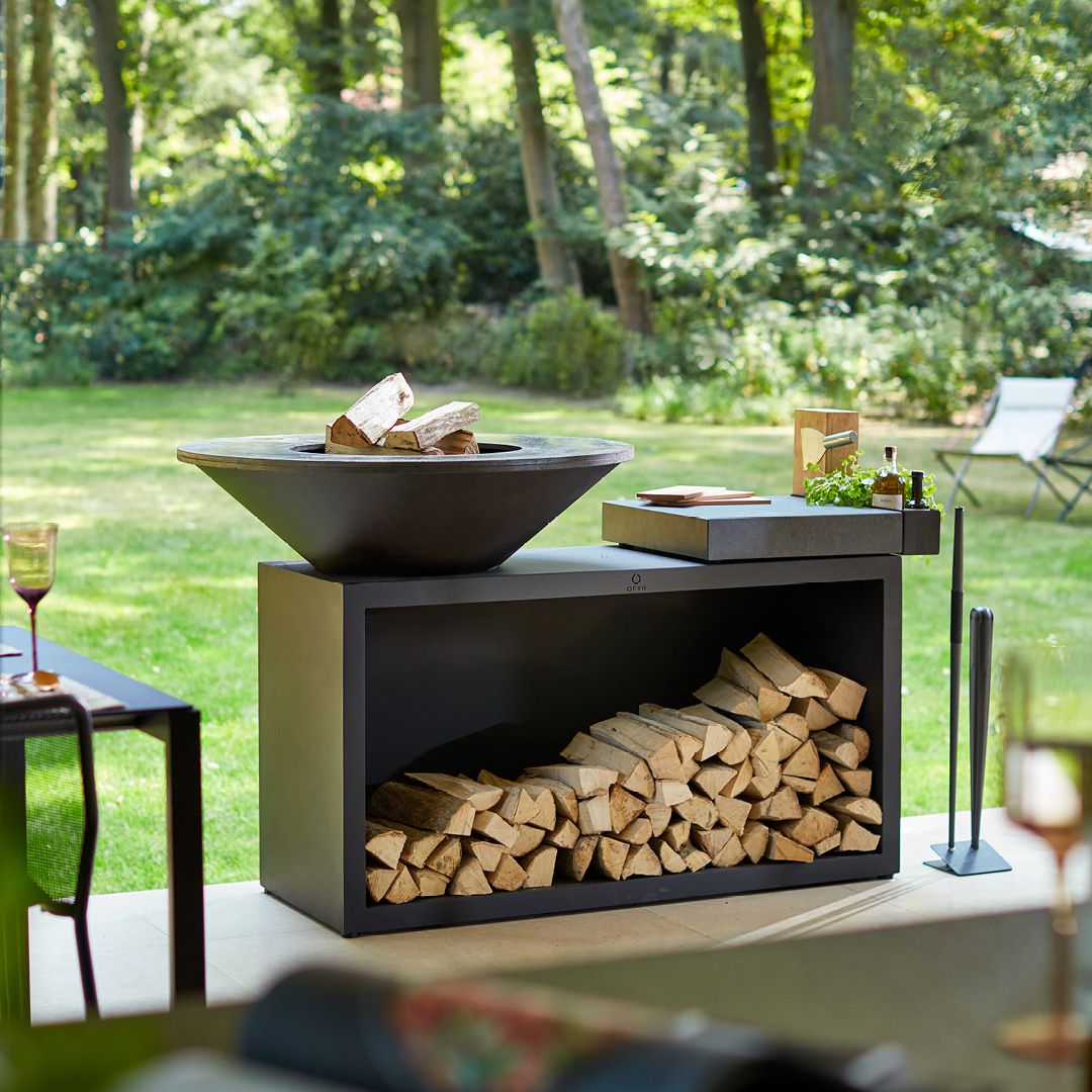 OFYR ISLAND CORTEN BLACK 100 KERAMIK DUNKELGRAU