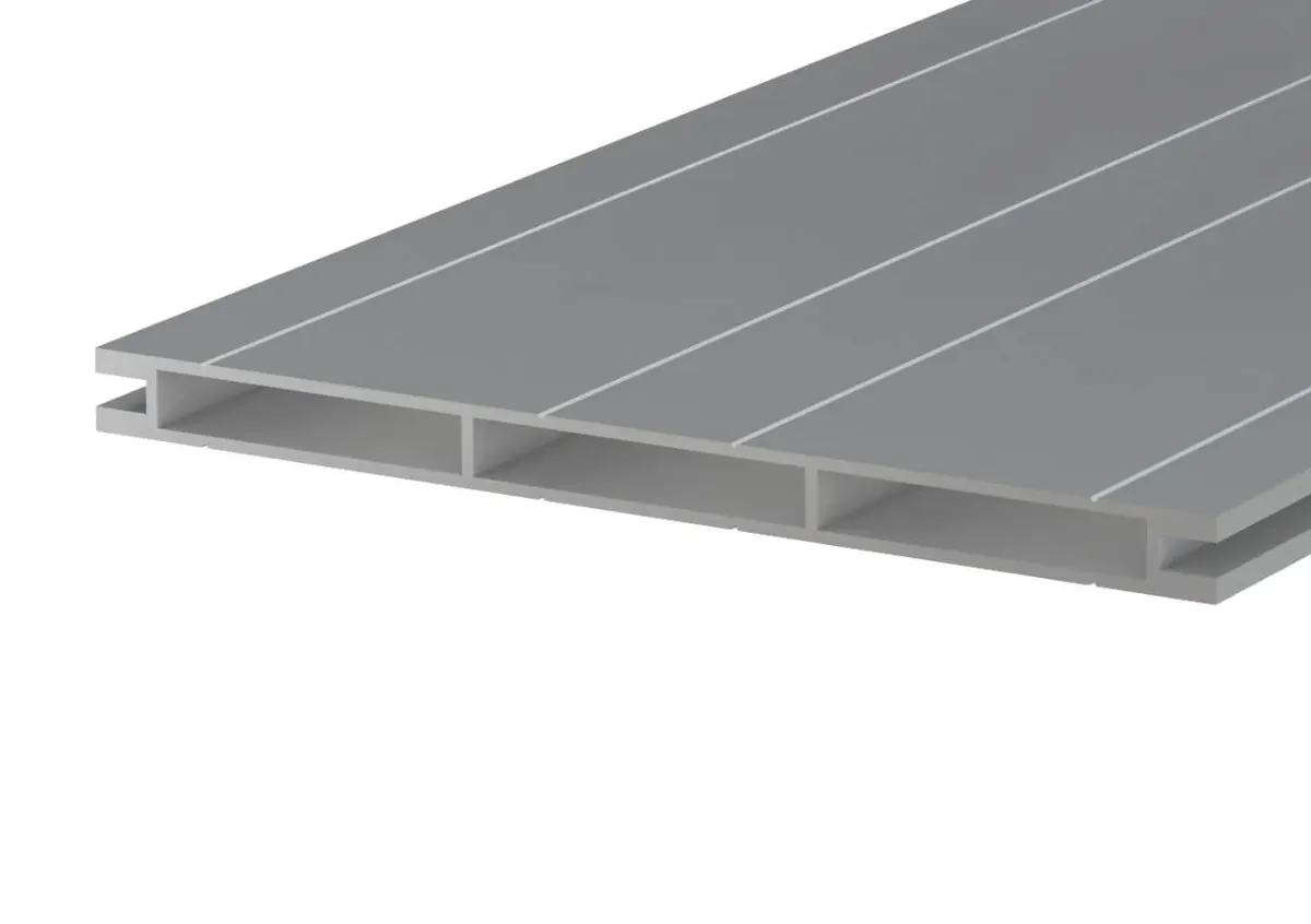Alu-Bodenprofil Cleverdeck 10x145 mm Fassadenprofil Terrassenbelag 20 cm