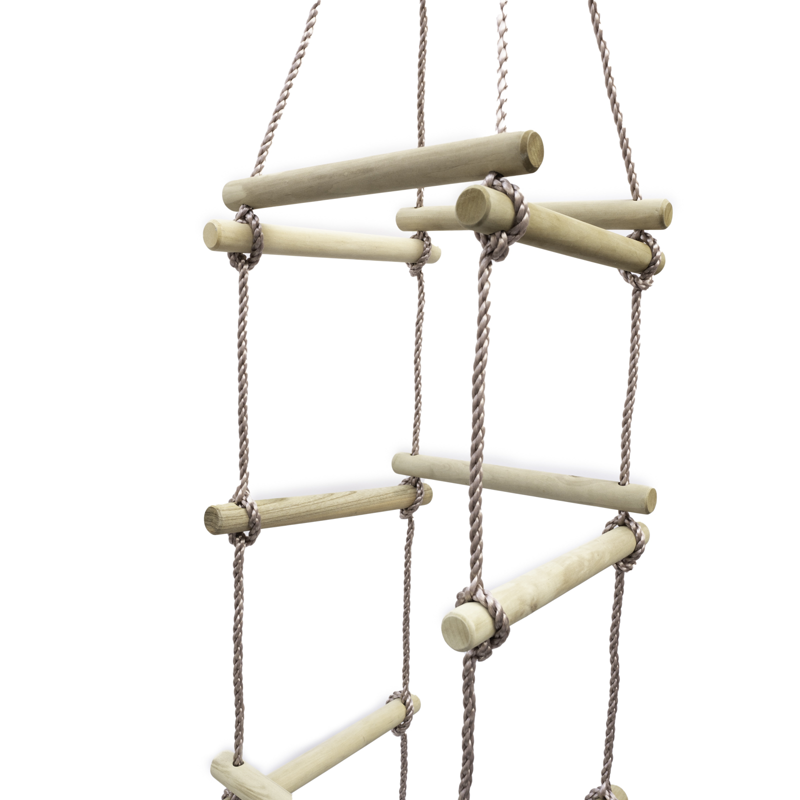 Strickleiter für Kinder Spielturm Klettern Leiter für Baumhaus Holzsprossen