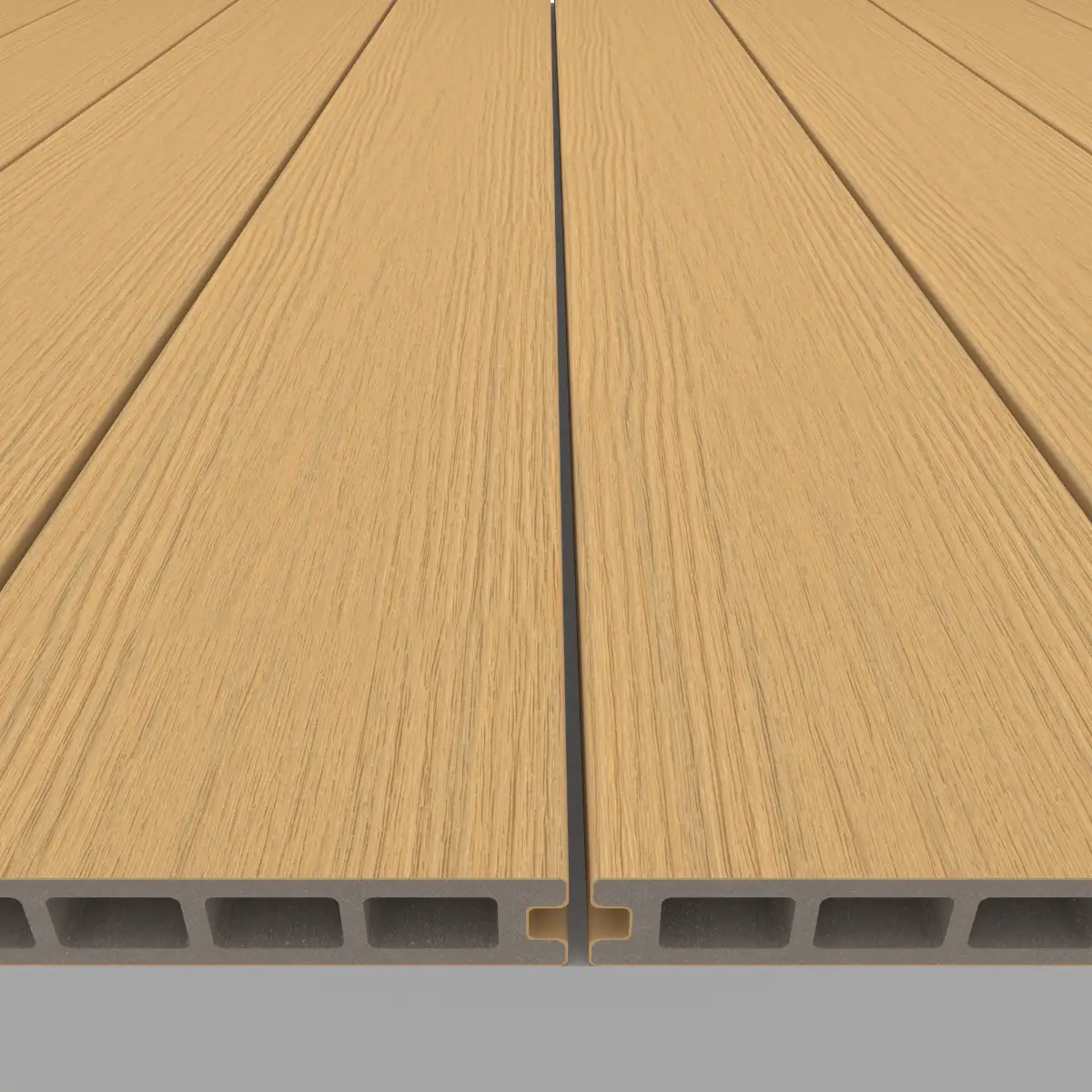 WPC Terrassendiele 25x140 mm ummantelt Red Cedar 130 cm