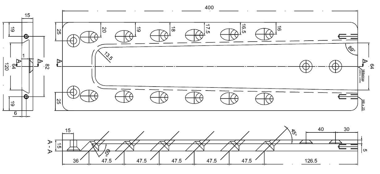 6jaGLaWr9e2ha9 Pitzl Schwerlast Verbinder HVP für Holz-Holzanschluss 120x400x20 mm Inkl. Abhubsicherung 88440.1000