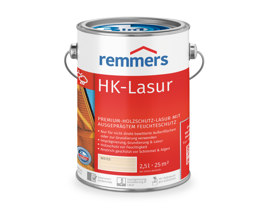 Remmers HK-Lasur weiß (RC-990) 2,5l