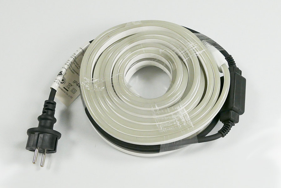 lieferumfang Neon Lichtschlauch 9 m mit 1080 LED IP44 für außen/innen