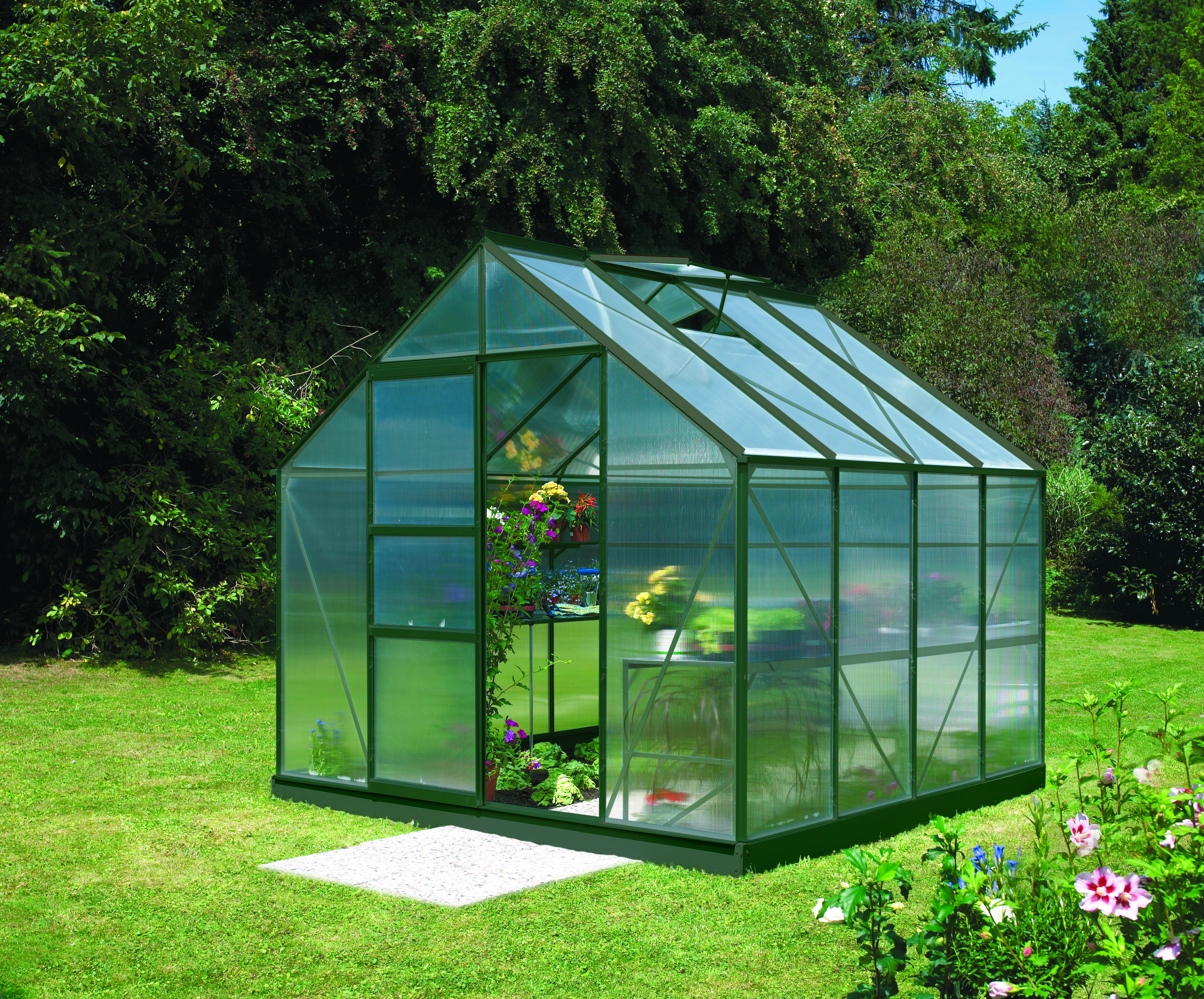 Gewächshaus Merkur 6700 HKP 4mm, smaragd