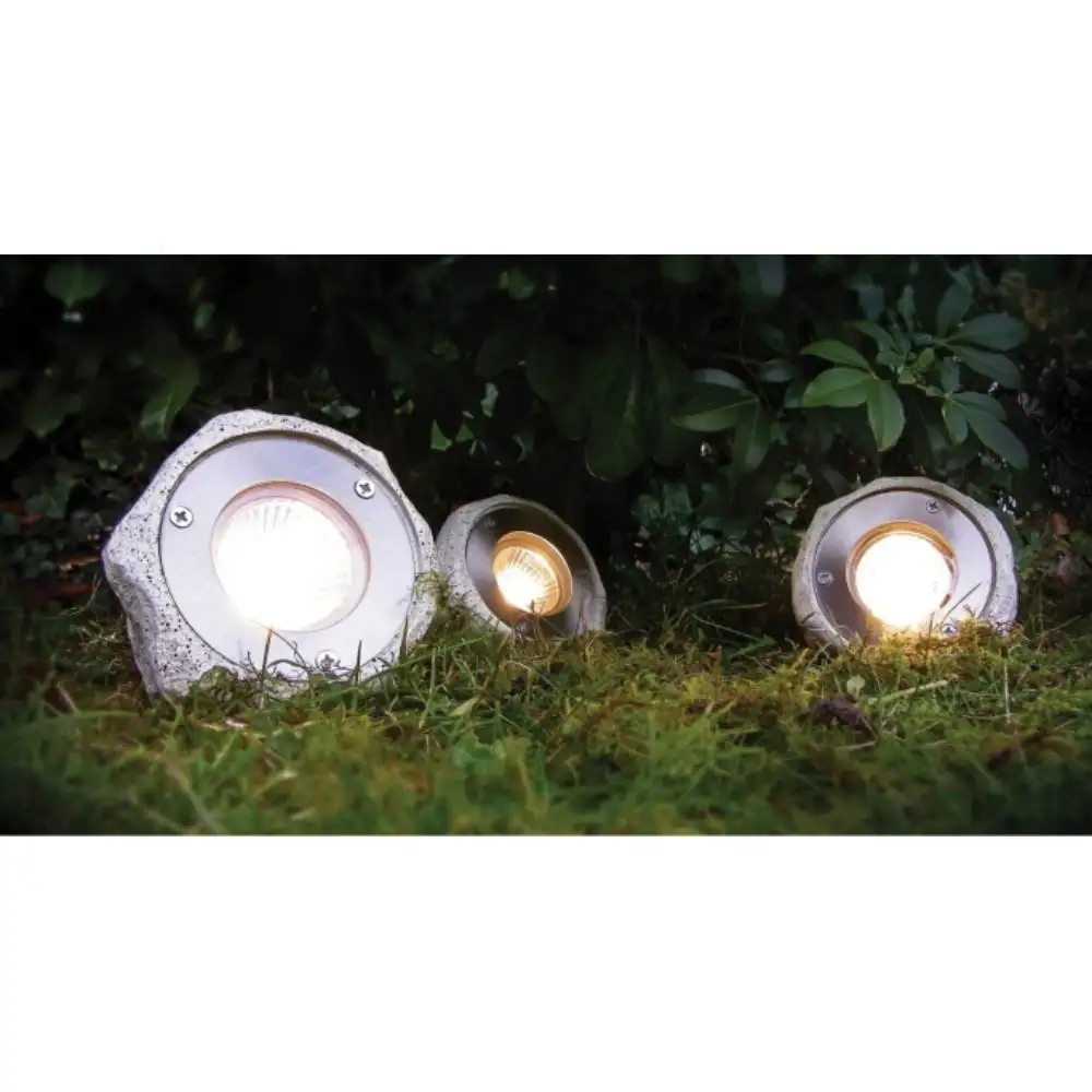 LED Strahler METEOR in Steinoptik für Außen wasserdicht