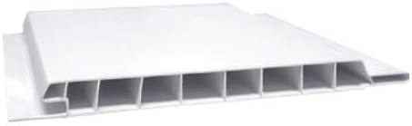 21yPJrco3fL-_AC_ Moderne Verkleidungspaneele Basic Fassadenpaneele aus Kunststoff Weiß 9 x 110 mm Länge