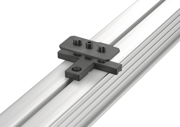 Universalclip PRO mit Metallplatte inkl. Bohrschraube