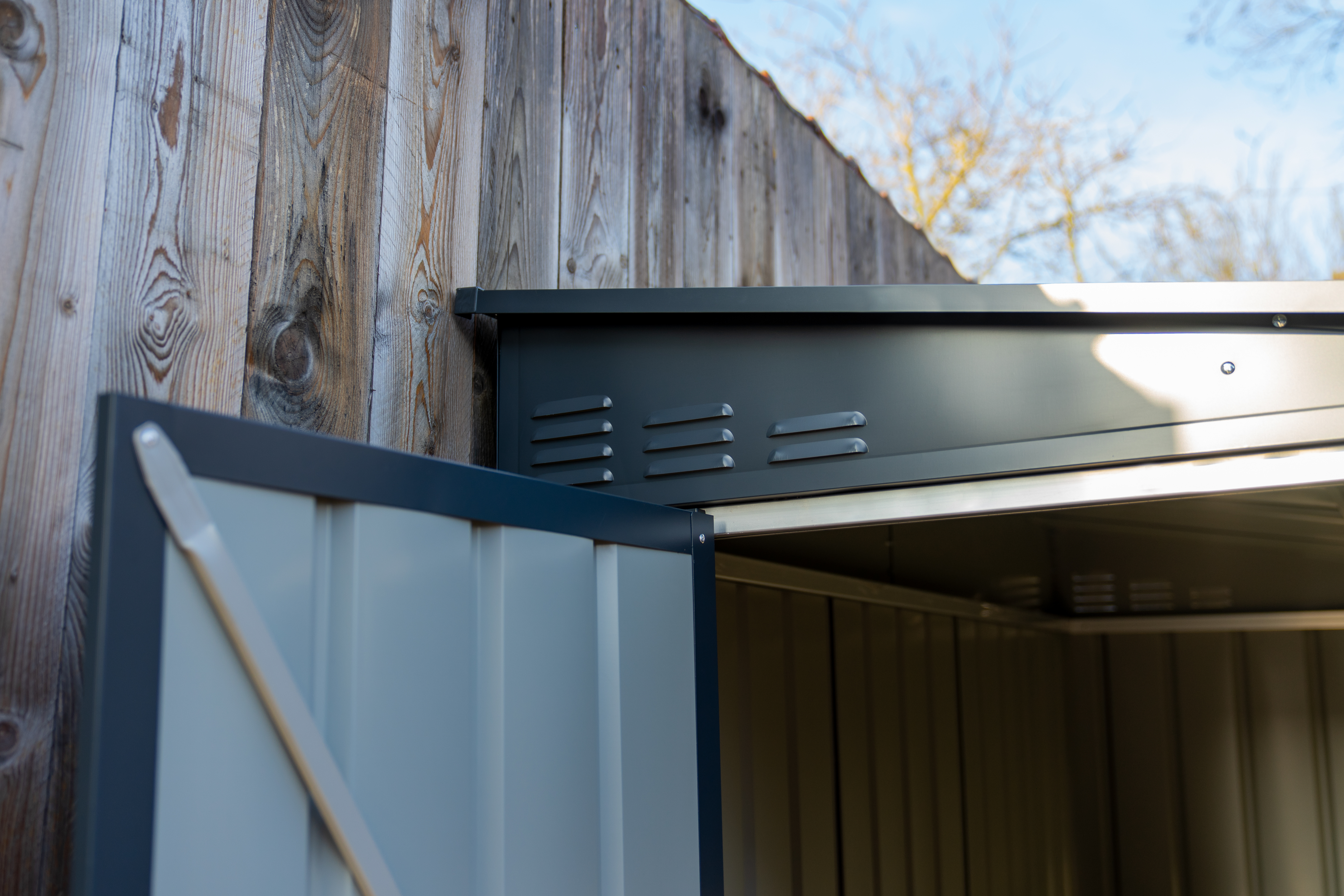 Gerätehaus Wand-Zierde „LeanTo“ 56 H178, anthrazit