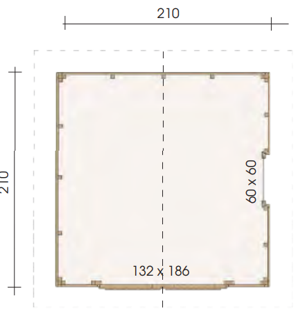 MH2-2121-S_1 Premium Gartenhaus MH2 2121 S