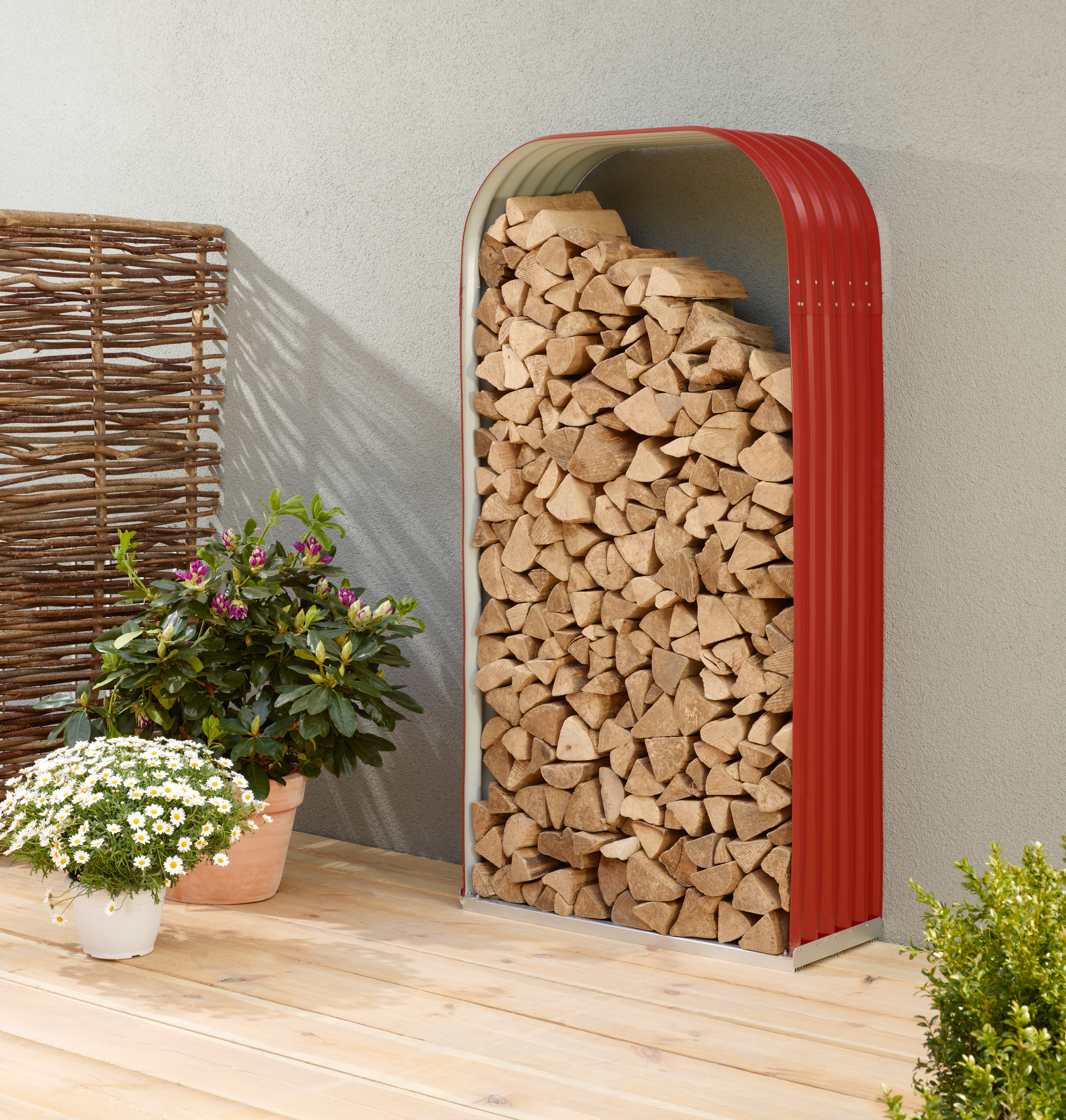 EX_Kaminholzregal_Lignum_401_HOCH_rubin_40002406_1 Kaminholzregal Lignum 401, hoch, rubin