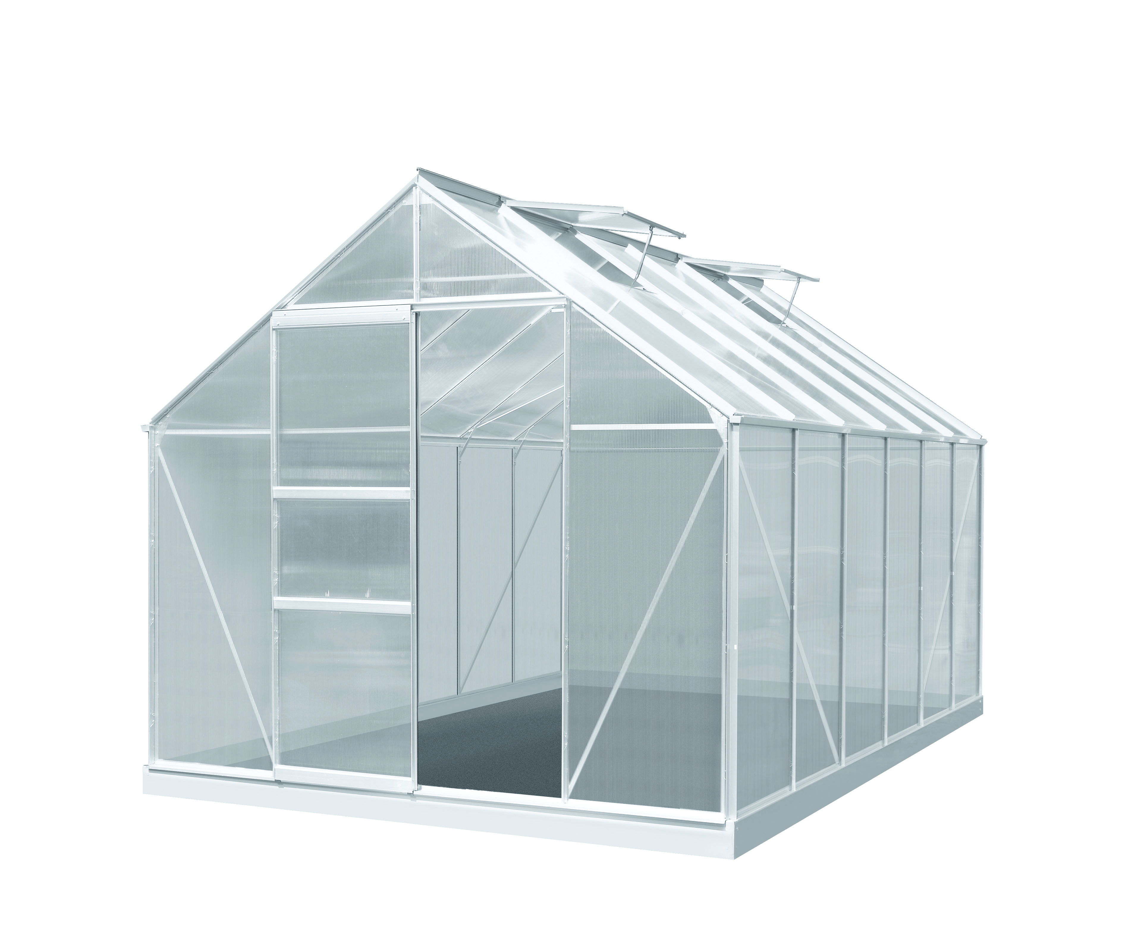Gewächshaus Merkur 9900 HKP 6mm, alu