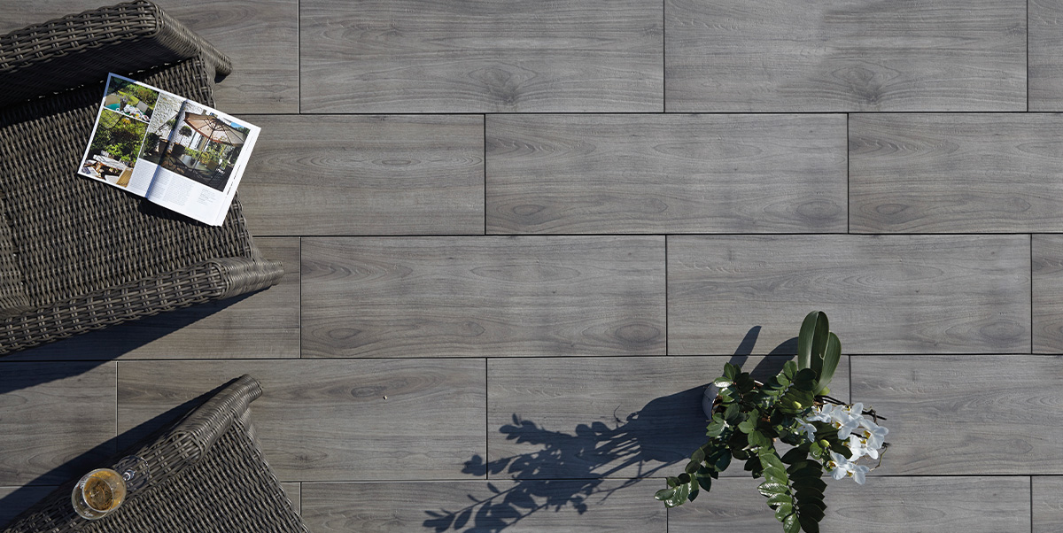 KERAMIKPLATTE HARENA HOLZ GRIGIO 40x120x2 cm FEINSTEINZEUG MODERN 23,04 m², 48 STK. (1 Palette)