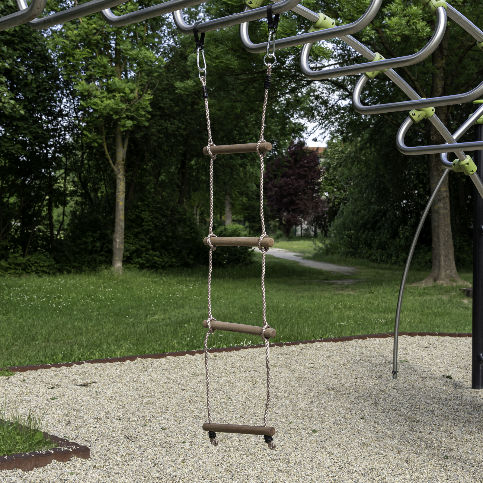 Strickleiter für Kinder Spielturm Klettern Leiter für Baumhaus Holzsprossen